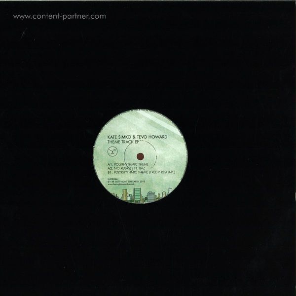 Kate Simko & Tevo Howard - Theme Track Ep (incl. Fred P Remix) (Back)