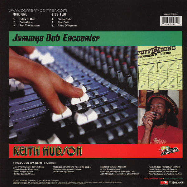 Keith Hudson - Jammys Dub Encounter (Back)