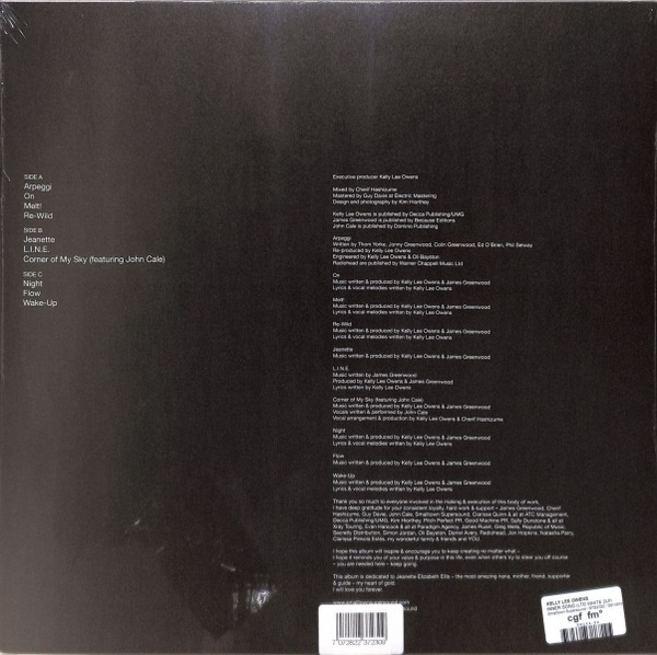 Kelly Lee Owens - Inner Song (Ltd.White Vinyl) (Back)
