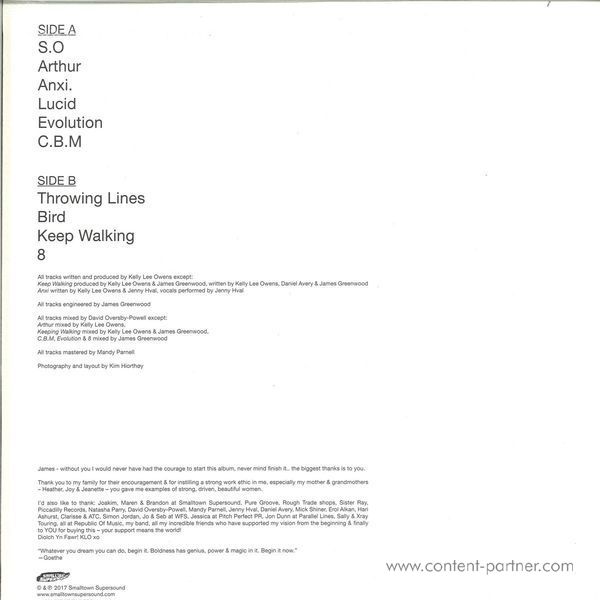 Kelly Lee Owens - Kelly Lee Owens (Back)