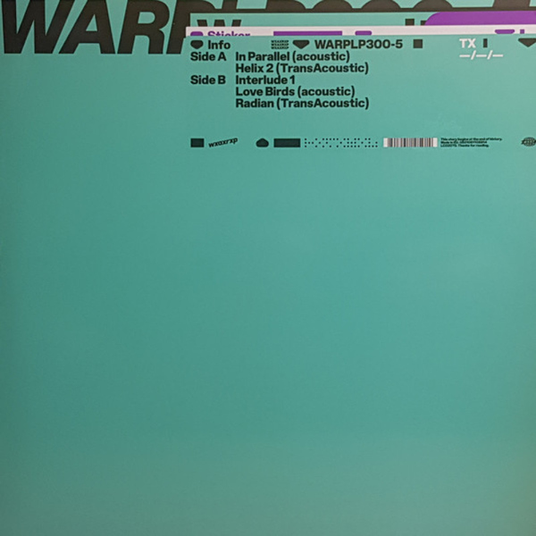 Kelly Moran - WXAXRXP Session (12"+MP3) (Back)
