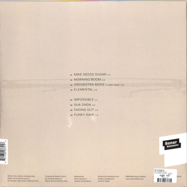 Key Elements - Key Elements (Vinyl LP) (Back)