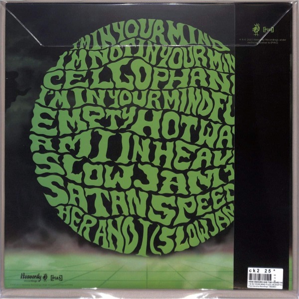 King Gizzard And The Lizard Wizard - I'm In Your Mind Fuzz (Audiophile Ed.) (2LP+MP3) (Back)