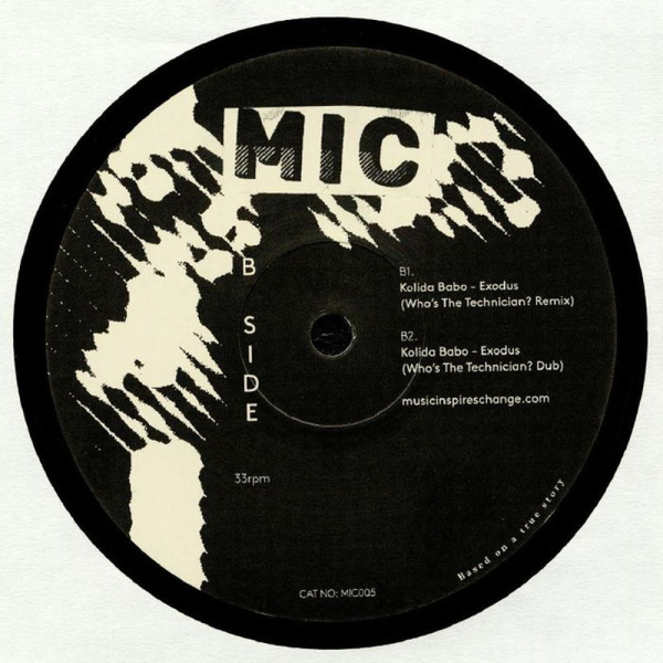 Kolida Babo - Exodus Remixes - Coby Sey & Who's The Technician?