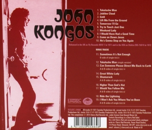 Kongos,John - Kongos (Remastered+Expanded Edition) (Back)
