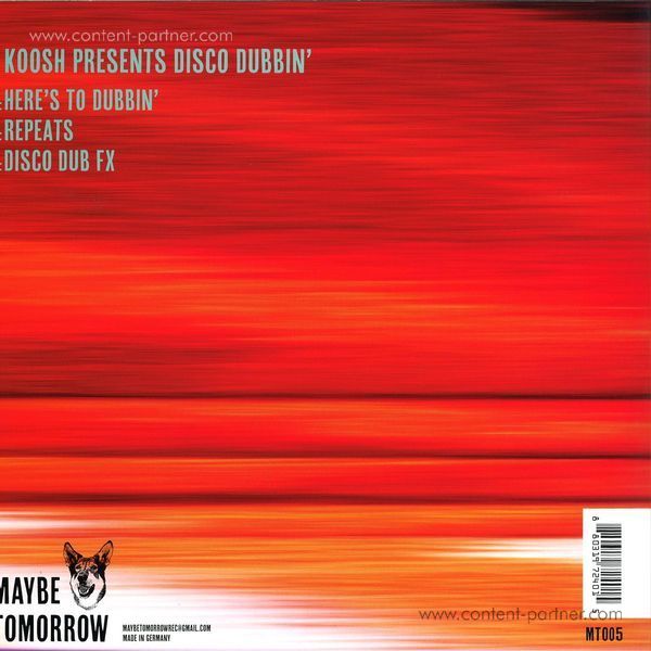 Kosh - Koosh Presents Disco Dubbin (Back)