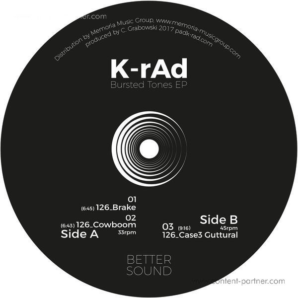 K-rad - Bursted Tones Ep (Back)