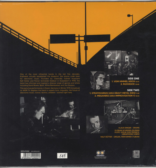 Kraftwerk - Soest Live (Yellow Vinyl) (Back)