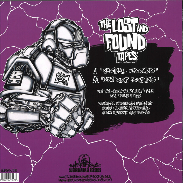 Krome & Time - Lost & Found Tapes (Splatter Vinyl) (Back)