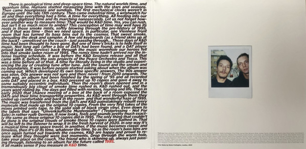 Kruder & Dorfmeister - 1995 (2LP White Vinyl) (Back)