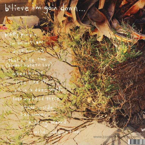 Kurt Vile - B'lieve I'm Going Down (2LP) (Back)