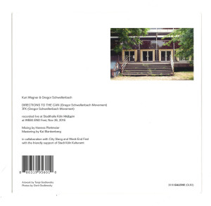 Kurt Wagner & Gregor Schwellenbach - Flotus Movements (Back)