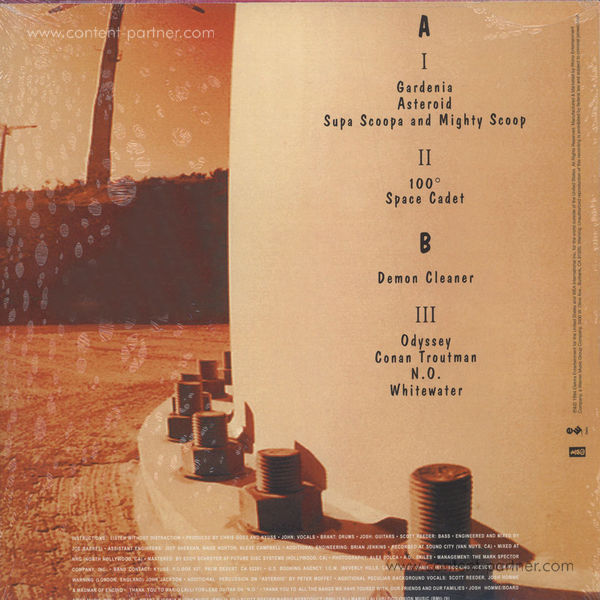 Kyuss - Welcome To Sky Valley (Yellow-Gold Marbled Vinyl) (Back)