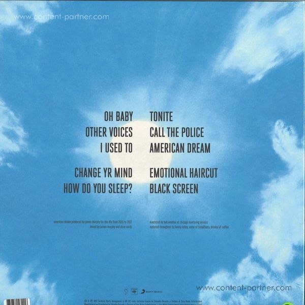 LCD Soundsystem - American Dream (2LP) (Back)