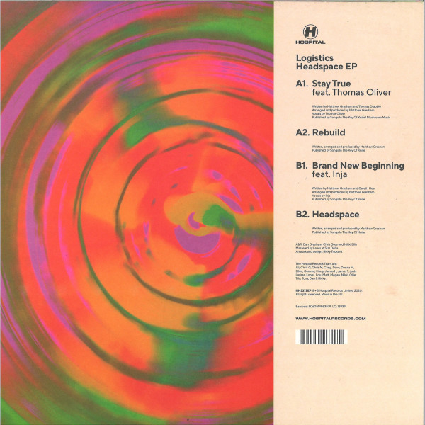 LOGISTICS - Headspace EP (Back)