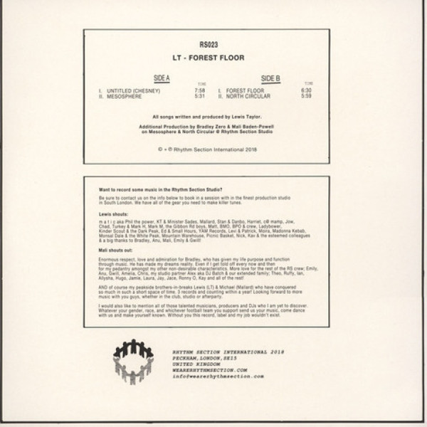 LT - Forest Floor (Back)