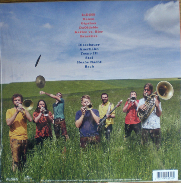 LaBrassBanda - DANZN (LTD. VINYL NEONORANGE) (Back)