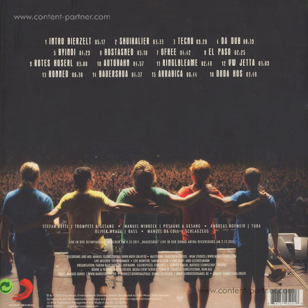 LaBrassBanda - Live Olympiahalle München (Repress, 180g 2LP) (Back)