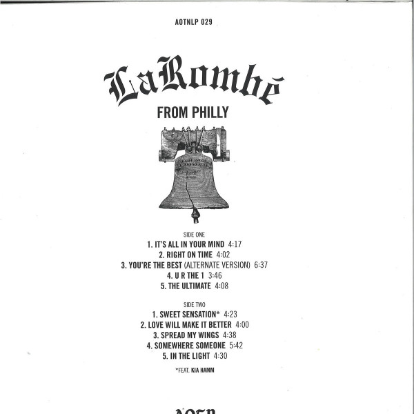LaRombé - From Philly (LP Reissue) (Back)