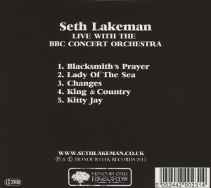 Lakeman,Seth - Live With The BBC Concert Orchestra (Back)