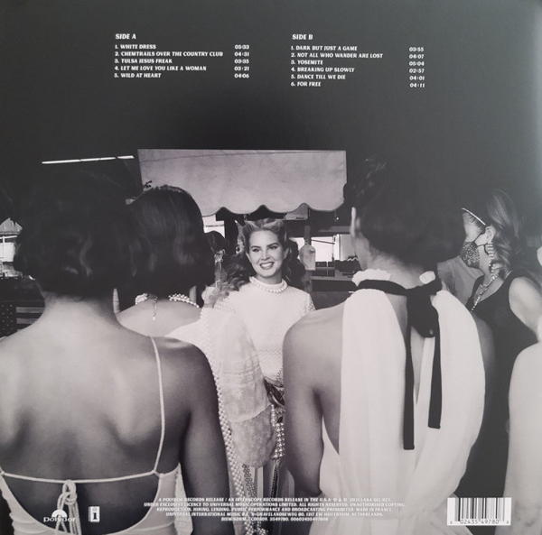 Lana Del Rey - Chemtrails Over The Country Club (LP) (Back)