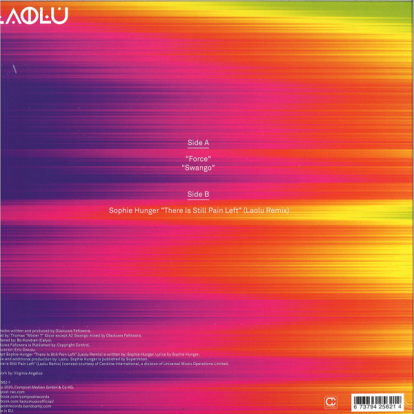 Laolu - Force EP (Back)