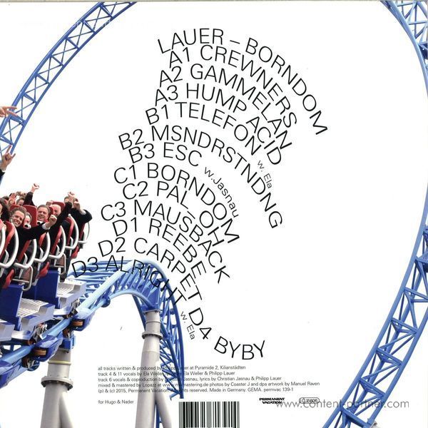 Lauer - Borndom (2lp + Cd) (Back)