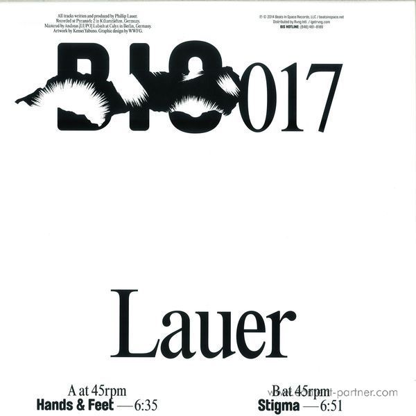 Lauer - Hands & Feet / Stigma (Back)