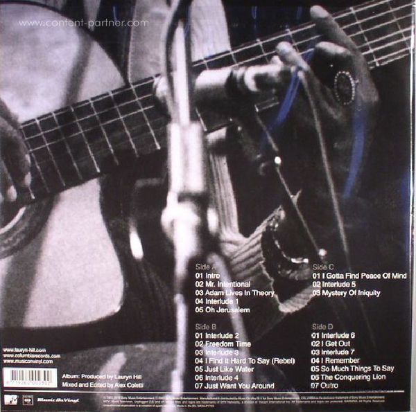 Lauryn Hill - MTV Unplugged No.2.0 (2LP) (Back)
