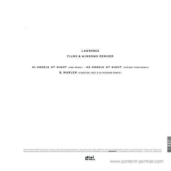 Lawrence - Films & Windows Remixed (Xdb, C. Jost) (Back)