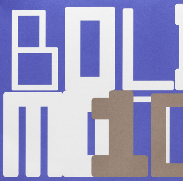 Le Cliché, Colophon - Bold Monday 10