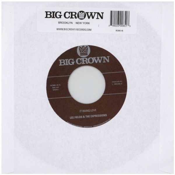 Lee Fields & The Expressions - It Rains Love (7") (Back)