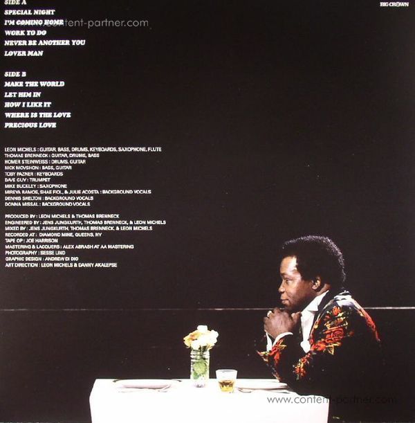 Lee Fields & The Expressions - Special Night (LP) (Back)