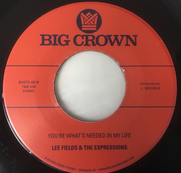 Lee Fields & The Expressions - Wake Up (7") (Back)