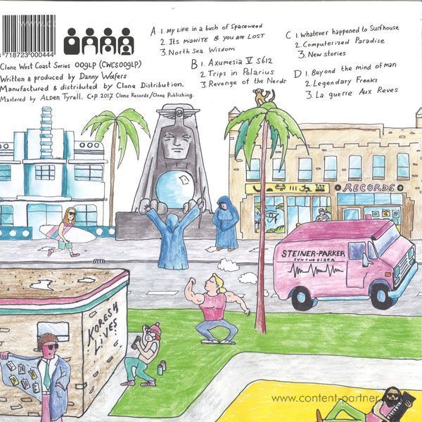Legowelt - Legendary Freaks In The Trash Of Time (Back)