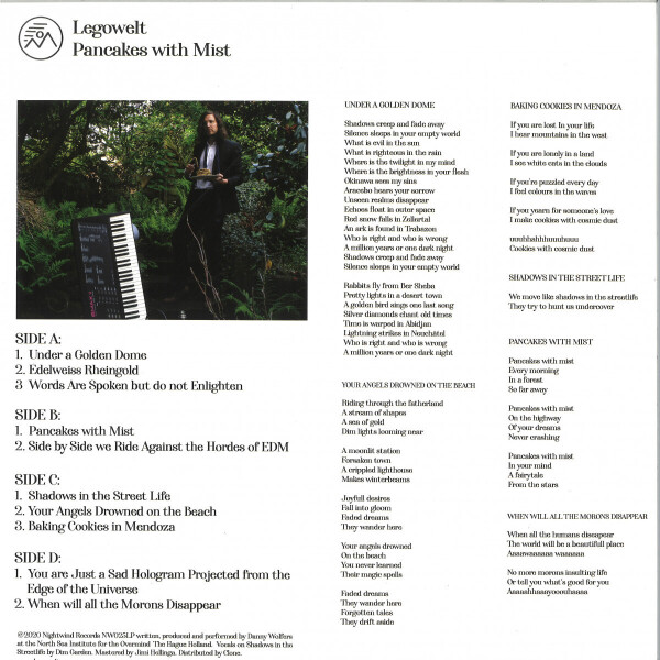 Legowelt - Pancakes With Mist (Back)