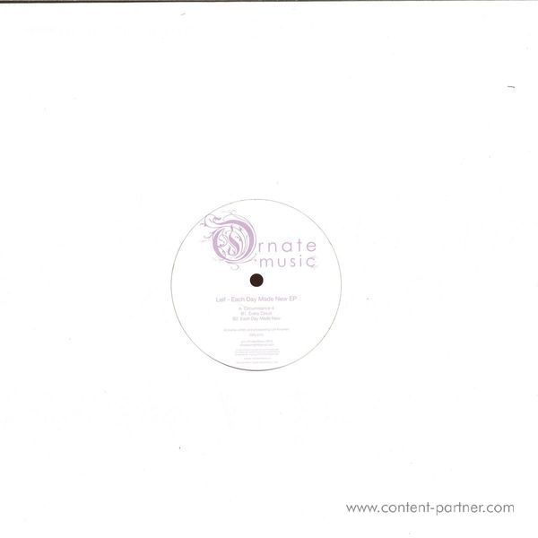 Leif - Each Day Made New EP (Back)