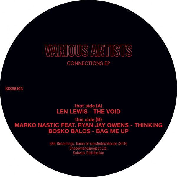 Len Lewis / Marko Nastic / Bosko Balos - Connections EP (Back)