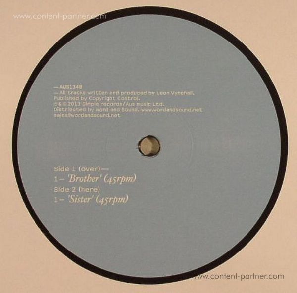 Leon Vynehall - Brother/sister Ep (Back)