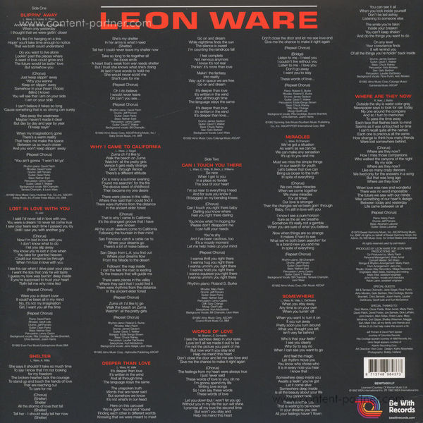 Leon Ware - Leon Ware (Reissue) (Back)