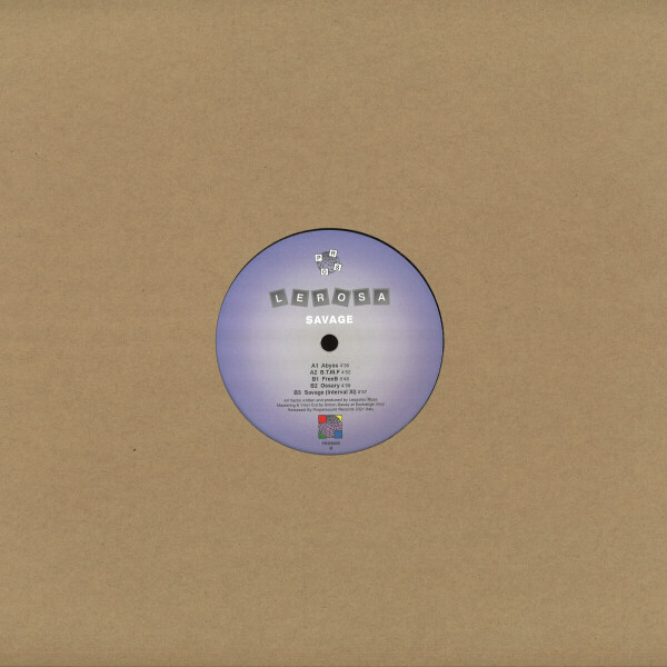 Lerosa - Savage (Repress with printed center labels) (Back)