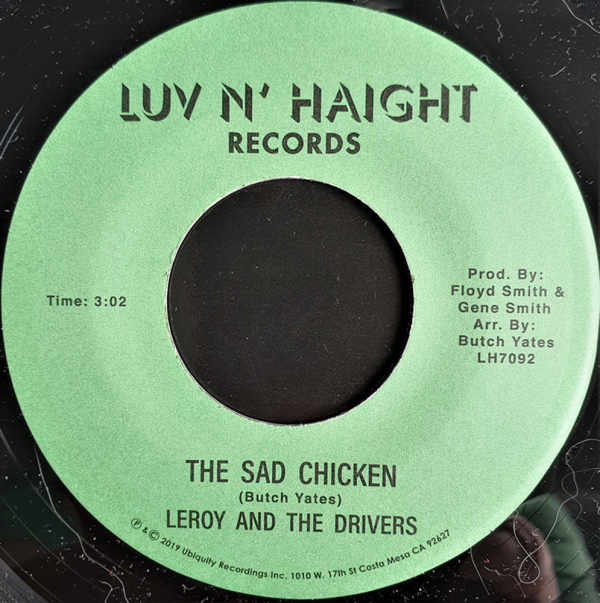 Leroy and The Drivers - The Sad Chicken (7") (BACK IN STOCK) (Back)