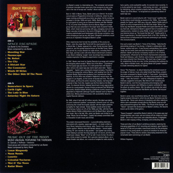Les Baxter - Space Escape-Music Out Of The Moon (LP) (Back)