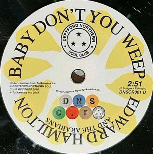 Lester Tipton / Edward Hamilton And The Arabians - This Won't Change / Baby Don't You Weep (Back)