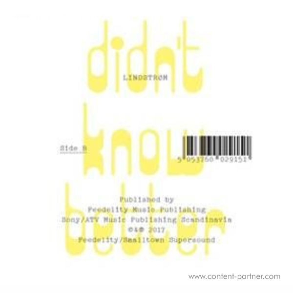 Lindstrom - Didn't Know Better