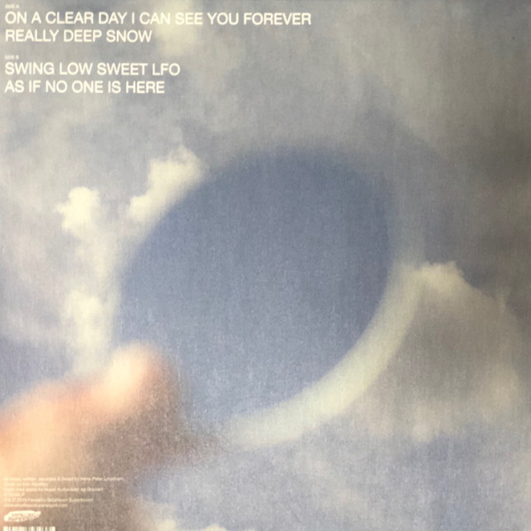 Lindstrom - On A Clear Day You Can See Forever (Black Vinyl) (Back)