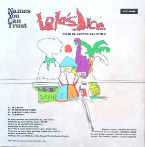 Lolas Dice - Viaje Al Centro Del Ritmo (Back)