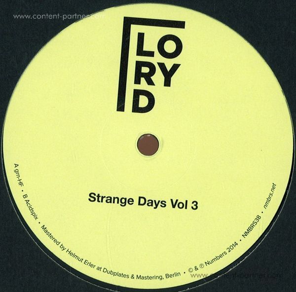 Lory D - Strange Days Vol. 3 (Repress 2017)