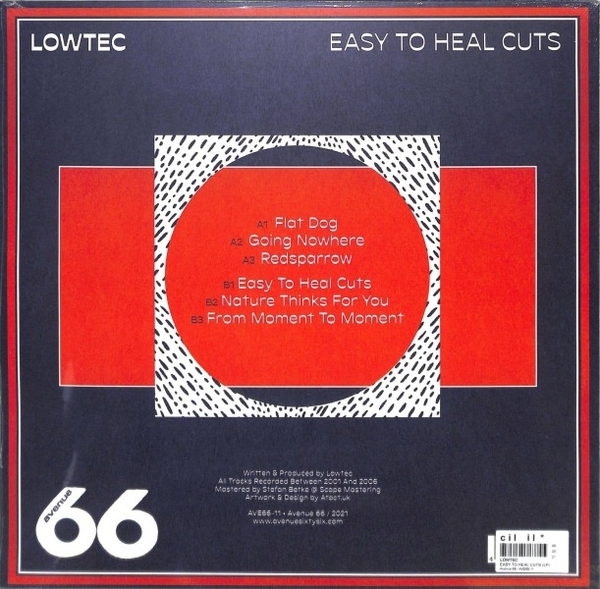 Lowtec - Easy To Heal Cuts (USED/OPEN COPY) (Back)