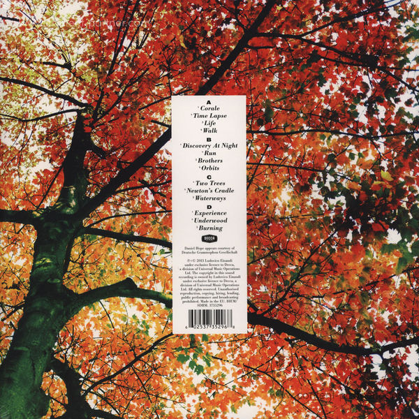 Ludovico Einaudi - In a Time Lapse (2LP) (Back)